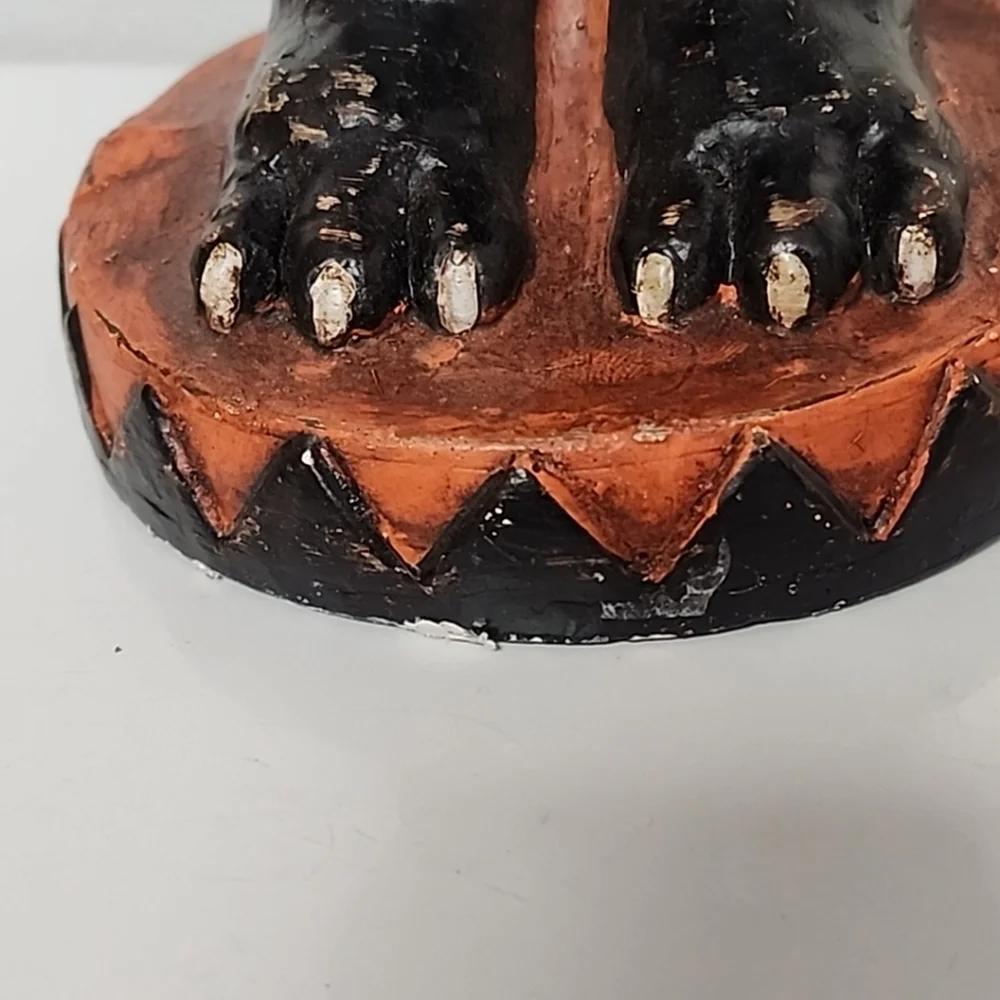 Bethany Lowe Allen Black Cat Retired Paper Mache Halloween Quirky Trick 13" - Picture 7 of 16